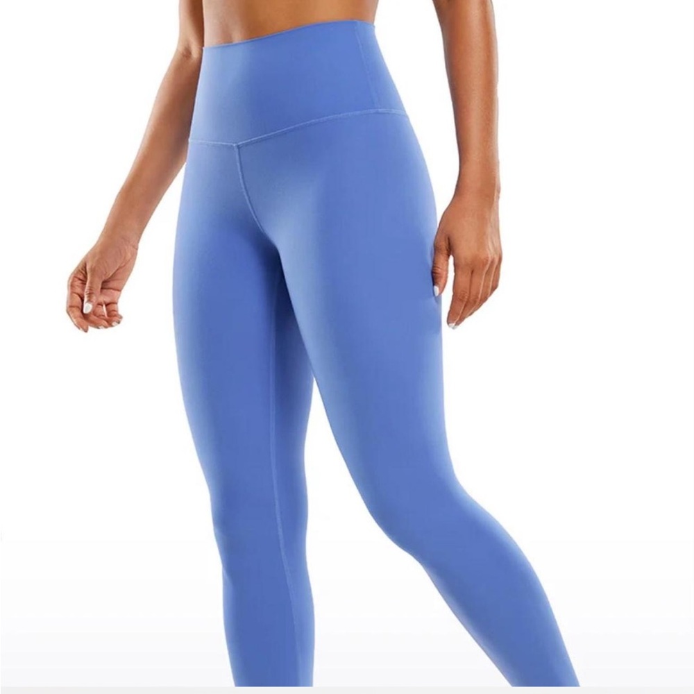 Women's CRZ periwinkle and gray High-Waisted Leggings bundle